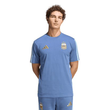 adidas Argentina DNA Blue T-Shirt - Men's