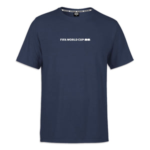2026 World Cup Vertical Abstract Navy T-Shirt - Unisex