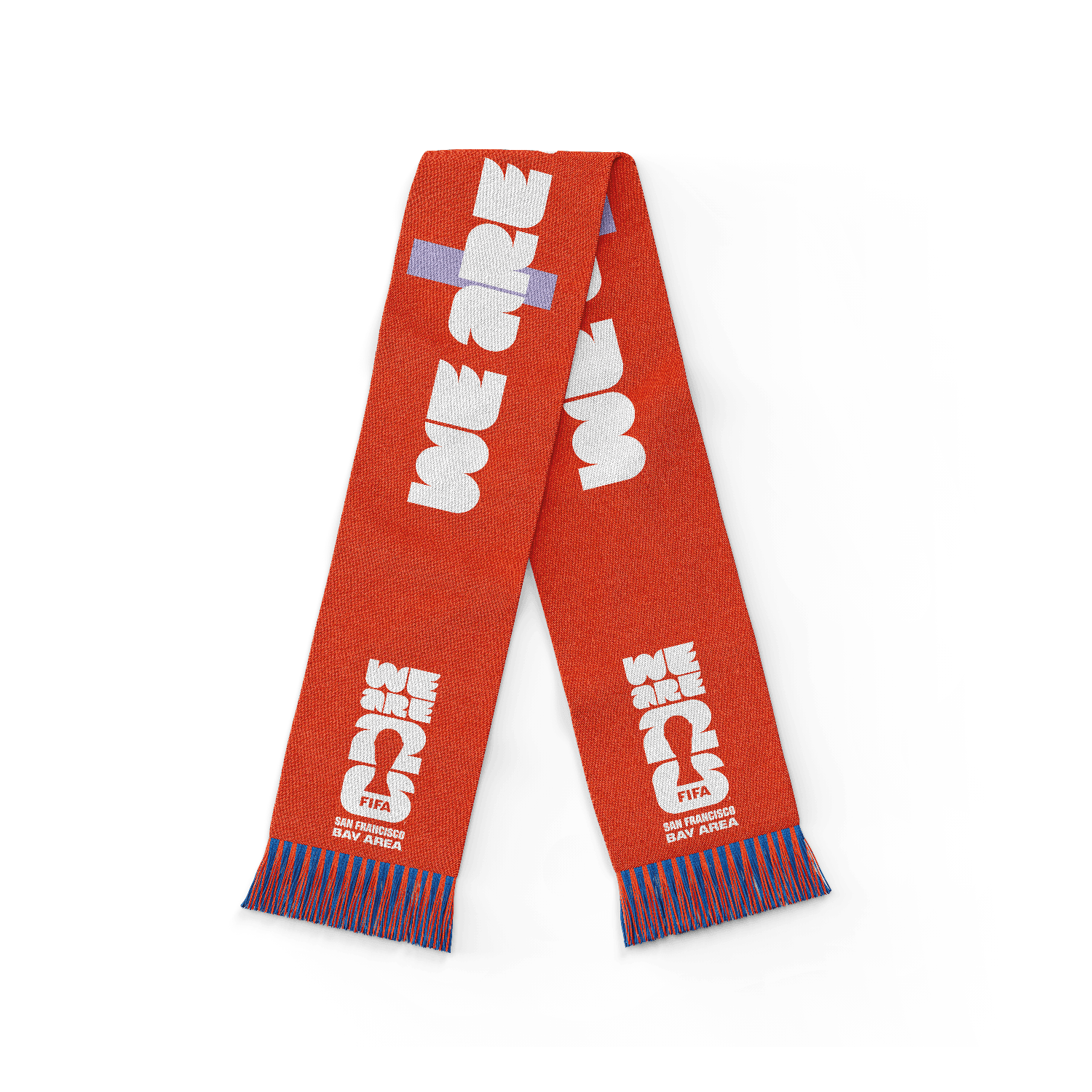 2026 World Cup Host City San Francisco Bay Area Scarf