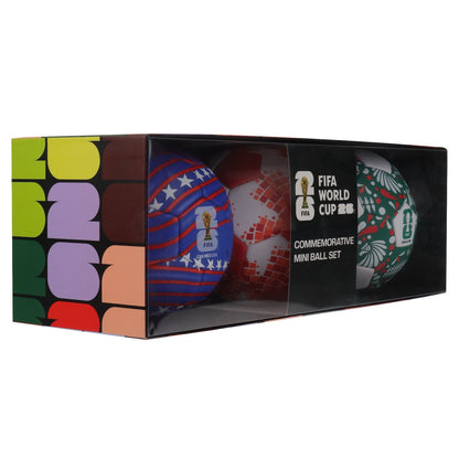 2026 World Cup Host Country Mini Football 3 Pack
