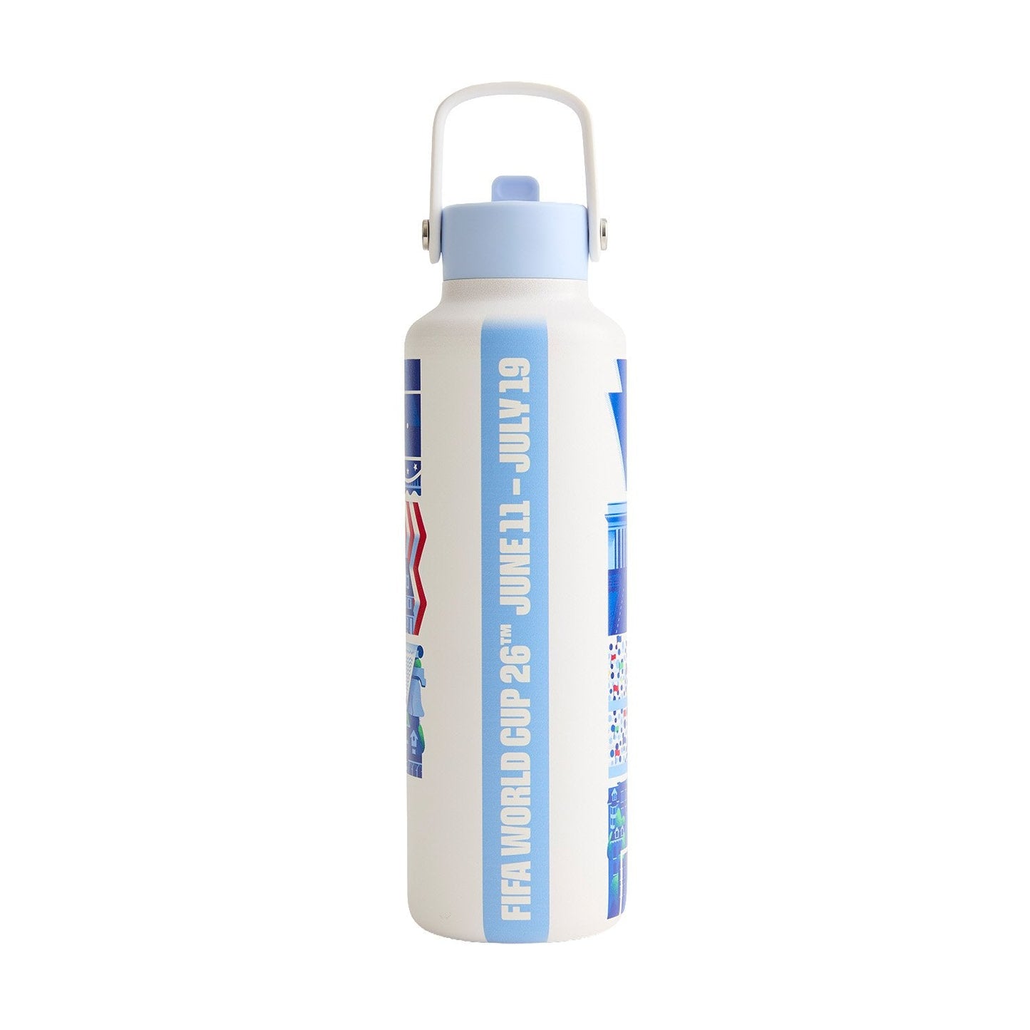World Cup 2026 Philadelphia Poster Water Bottle
