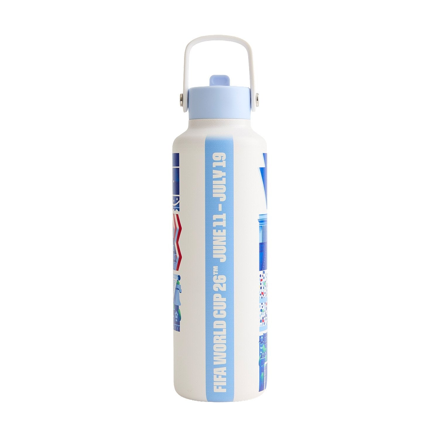 World Cup 2026 Philadelphia Poster Water Bottle