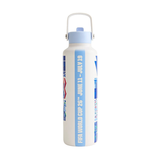 World Cup 2026 Philadelphia Poster Water Bottle