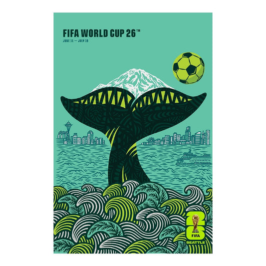 2026 World Cup Seattle Host City Poster