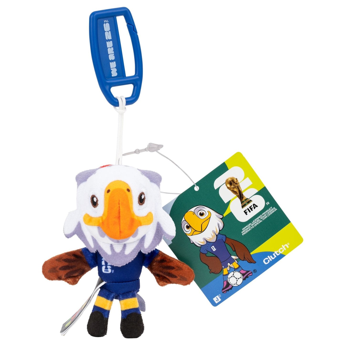 2026 World Cup 4" Plush USA Mascot Keychain