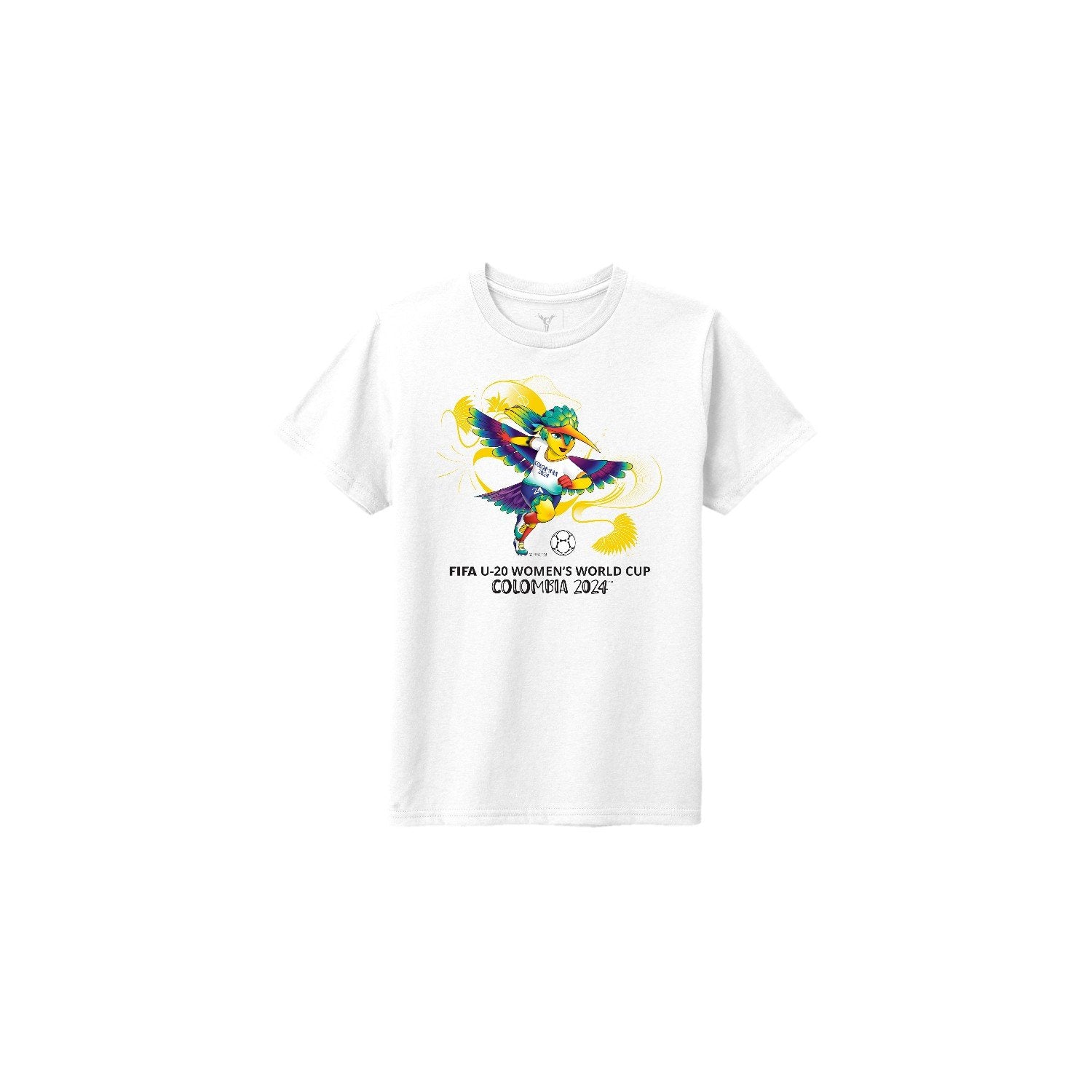 FIFA U-20 Women's World Cup Colombia 2024™ White Mascot T-Shirt - Youth