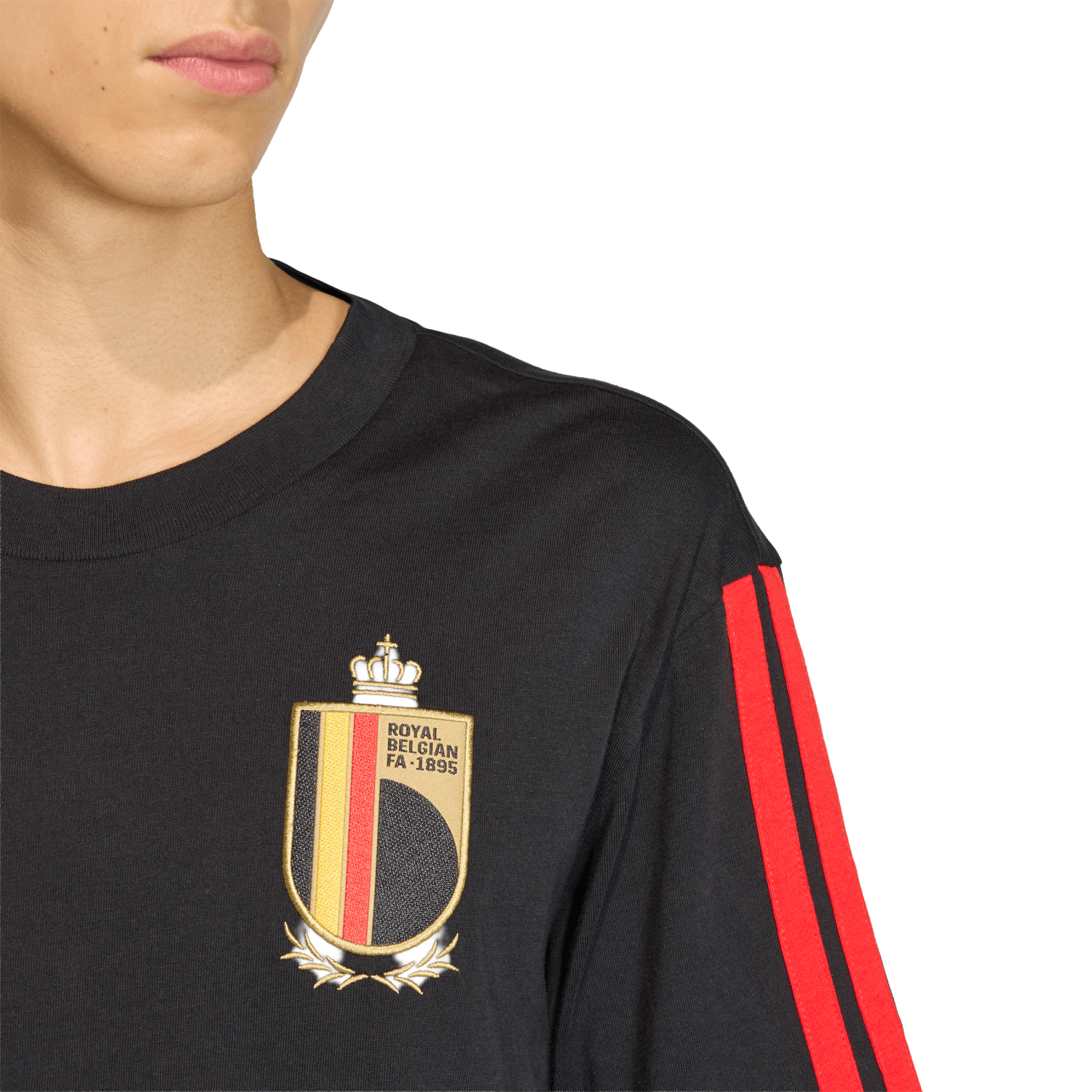adidas Belgium DNA Black T-Shirt - Men's