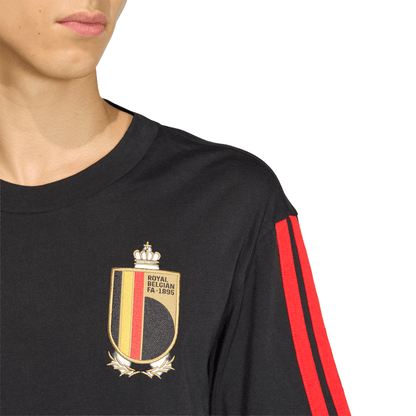 adidas Belgium DNA Black T-Shirt - Men's