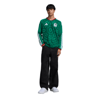 adidas Mexico 2026 Home Long Sleeve Jersey - Men's