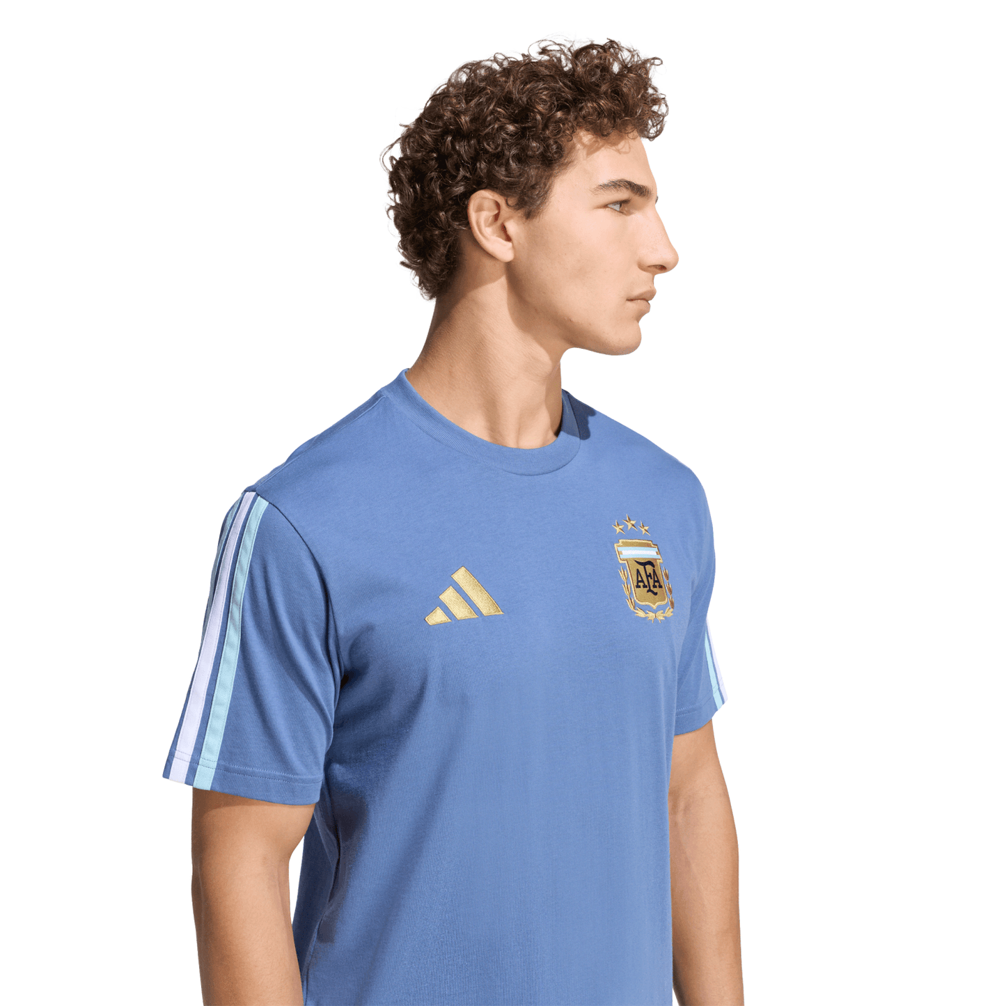 adidas Argentina DNA Blue T-Shirt - Men's