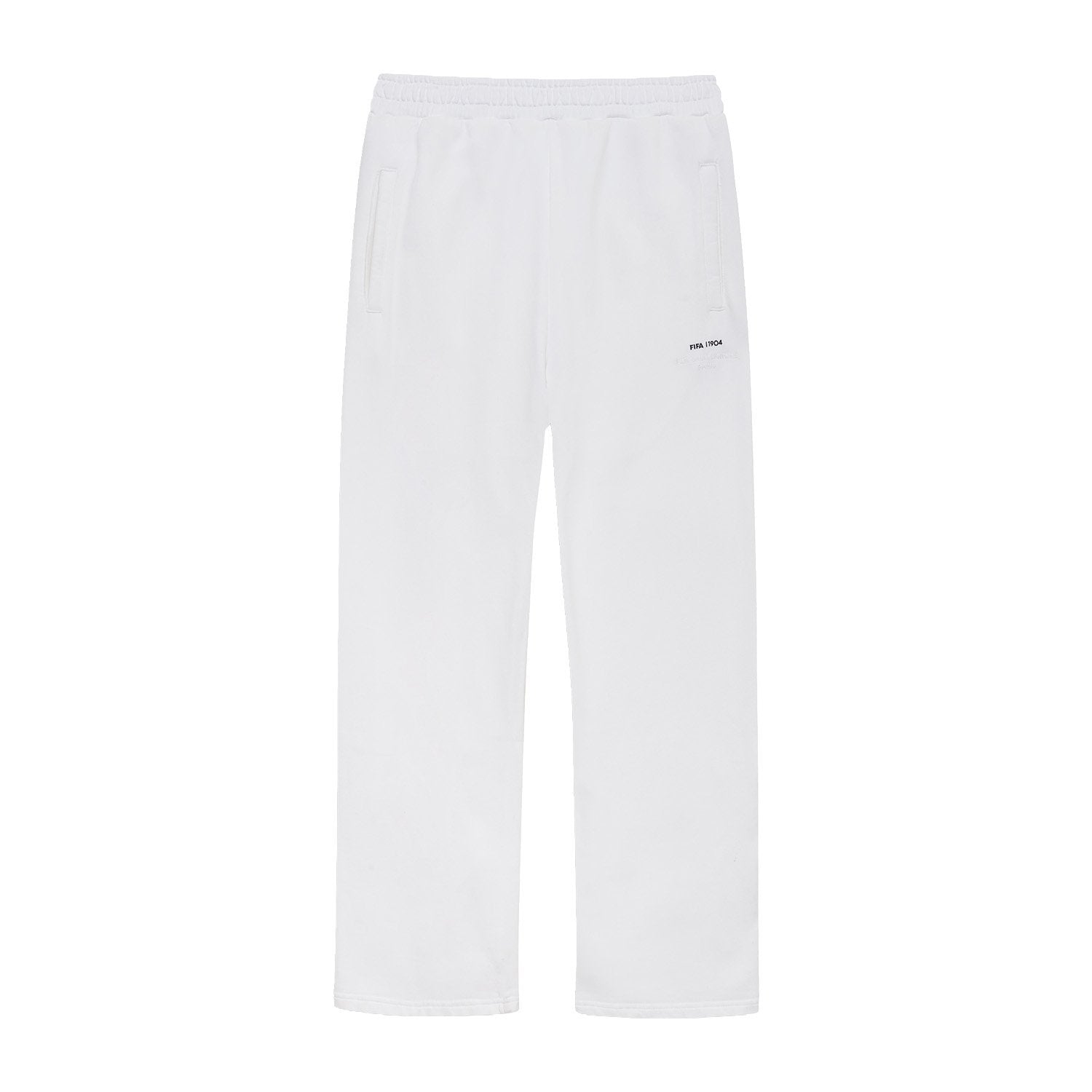 FIFA 1904 Stacked White Sweat Pants - Unisex