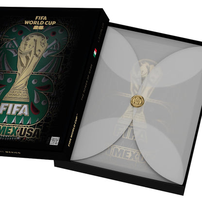 World Cup 2026 Mexico Host Country Emblem 3D Wood Art Frame