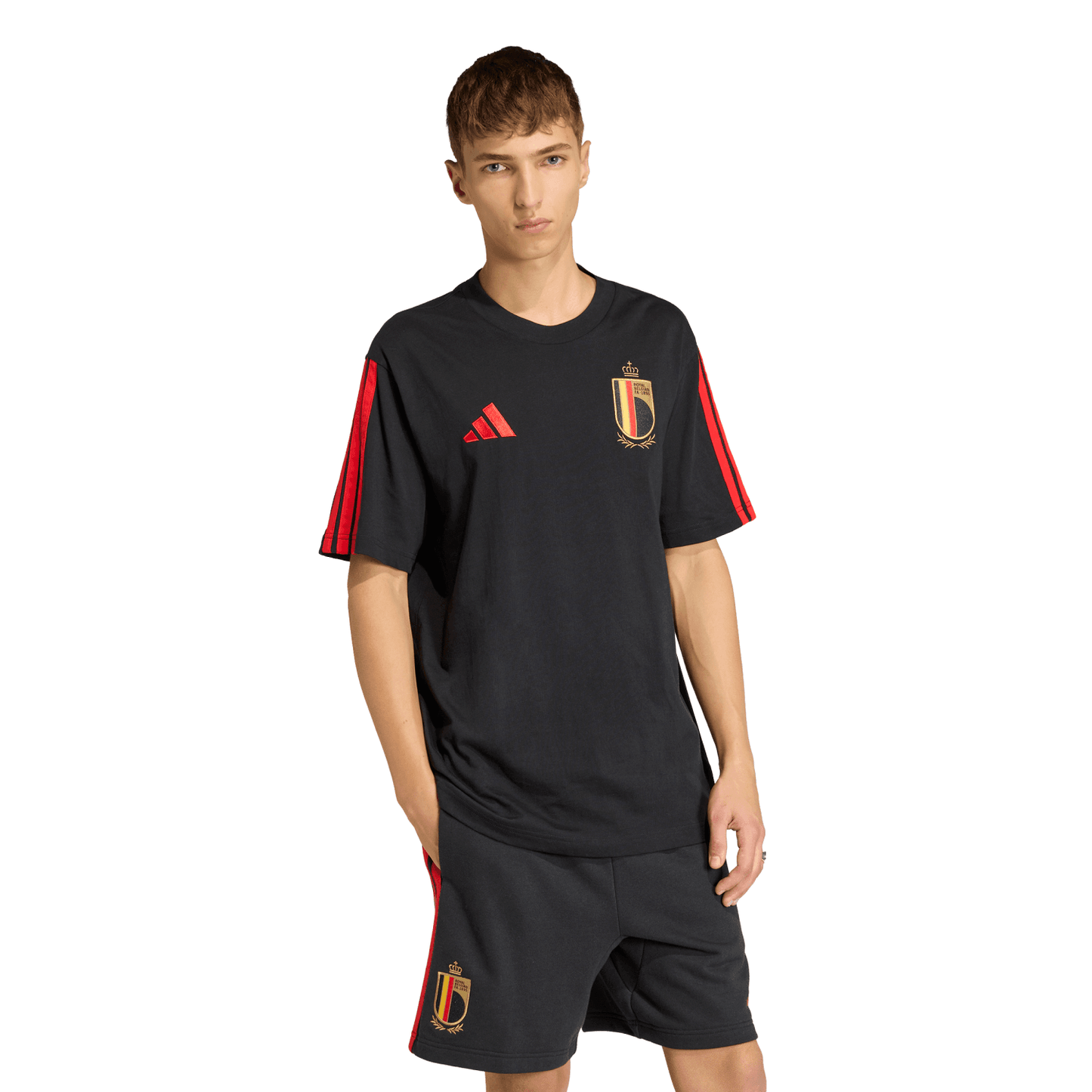 adidas Belgium DNA Black T-Shirt - Men's