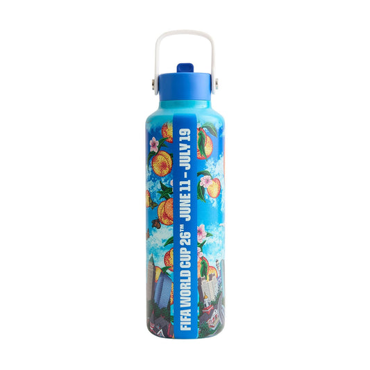 World Cup 2026 Atlanta Poster Water Bottle
