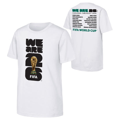 World Cup 2026 We Are Emblem and Cities T-Shirt - Unisex