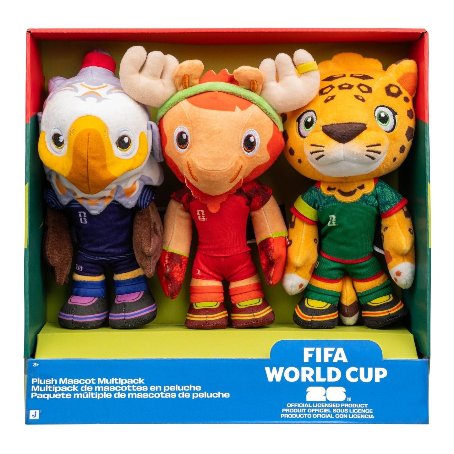 2026 World Cup 10" Mascot Plush Multipack