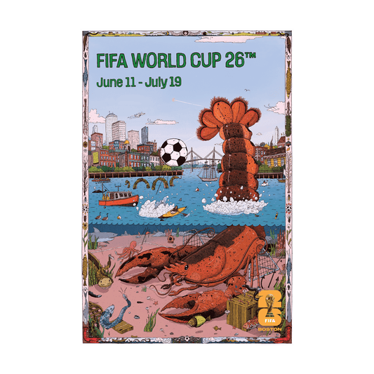 2026 World Cup Boston Host City Poster