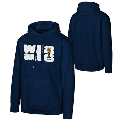 2026 World Cup We Are 26 Emblem Navy Hoodie - Unisex