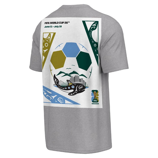 2026 World Cup Vancouver Poster Grey T-Shirt [ENG] - Unisex