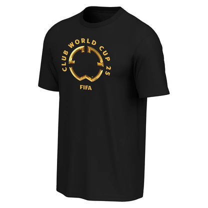 FIFA Club World Cup 2025™ Gold Emblem Black T-Shirt - Unisex
