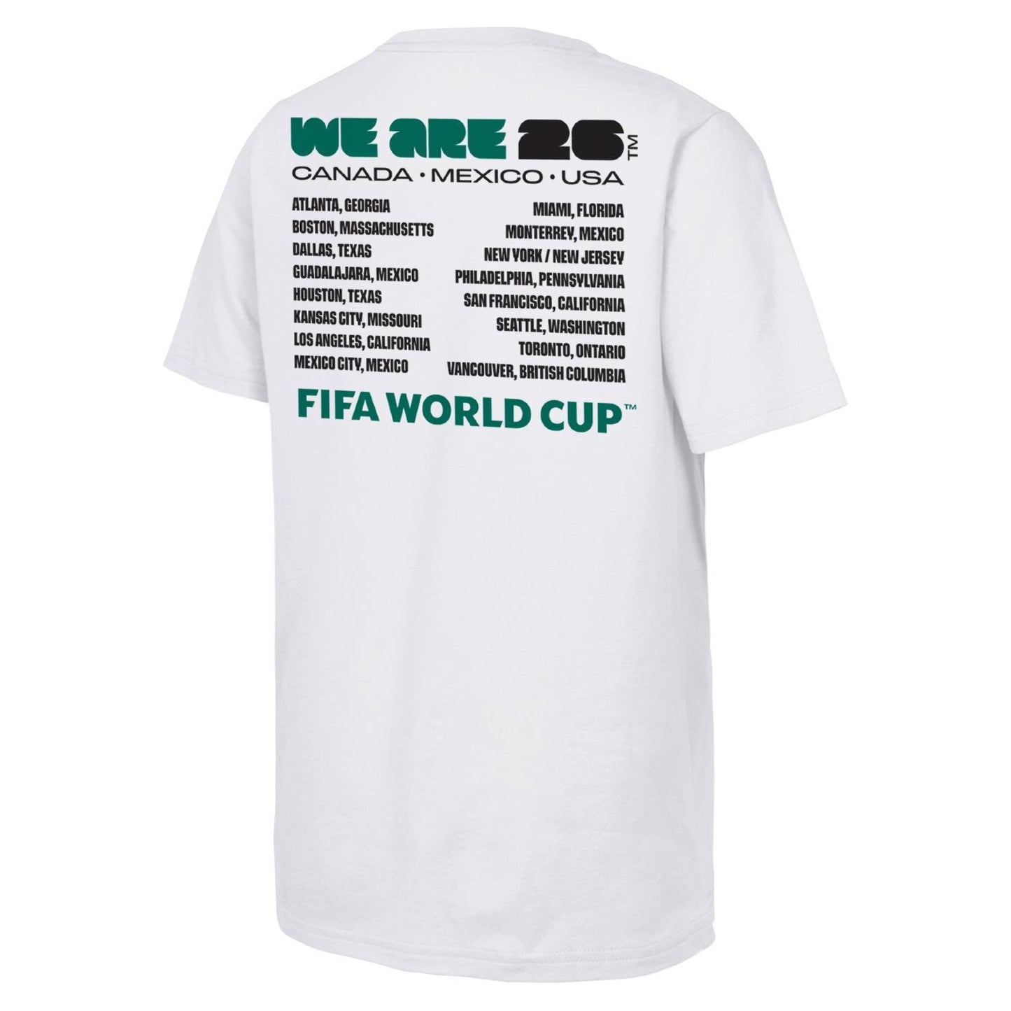 World Cup 2026 We Are Emblem and Cities T-Shirt - Unisex