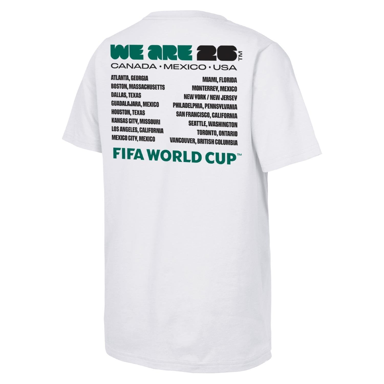 World Cup 2026 We Are Emblem and Cities T-Shirt - Unisex