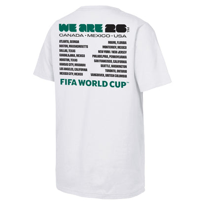 World Cup 2026 We Are Emblem and Cities T-Shirt - Unisex