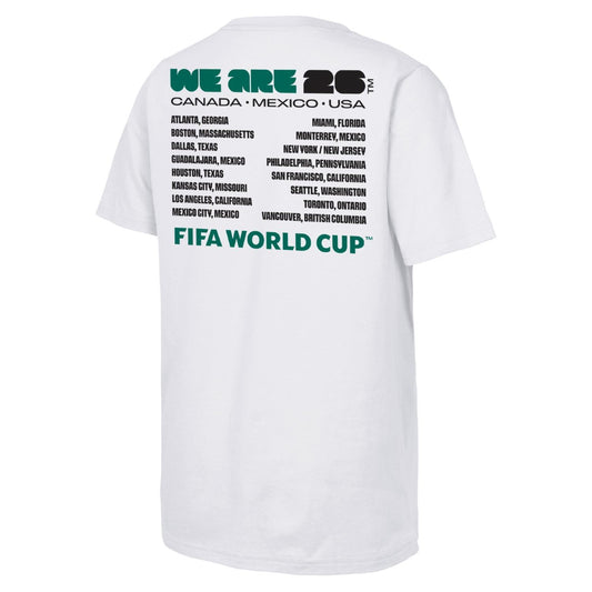 World Cup 2026 We Are Emblem and Cities T-Shirt - Unisex