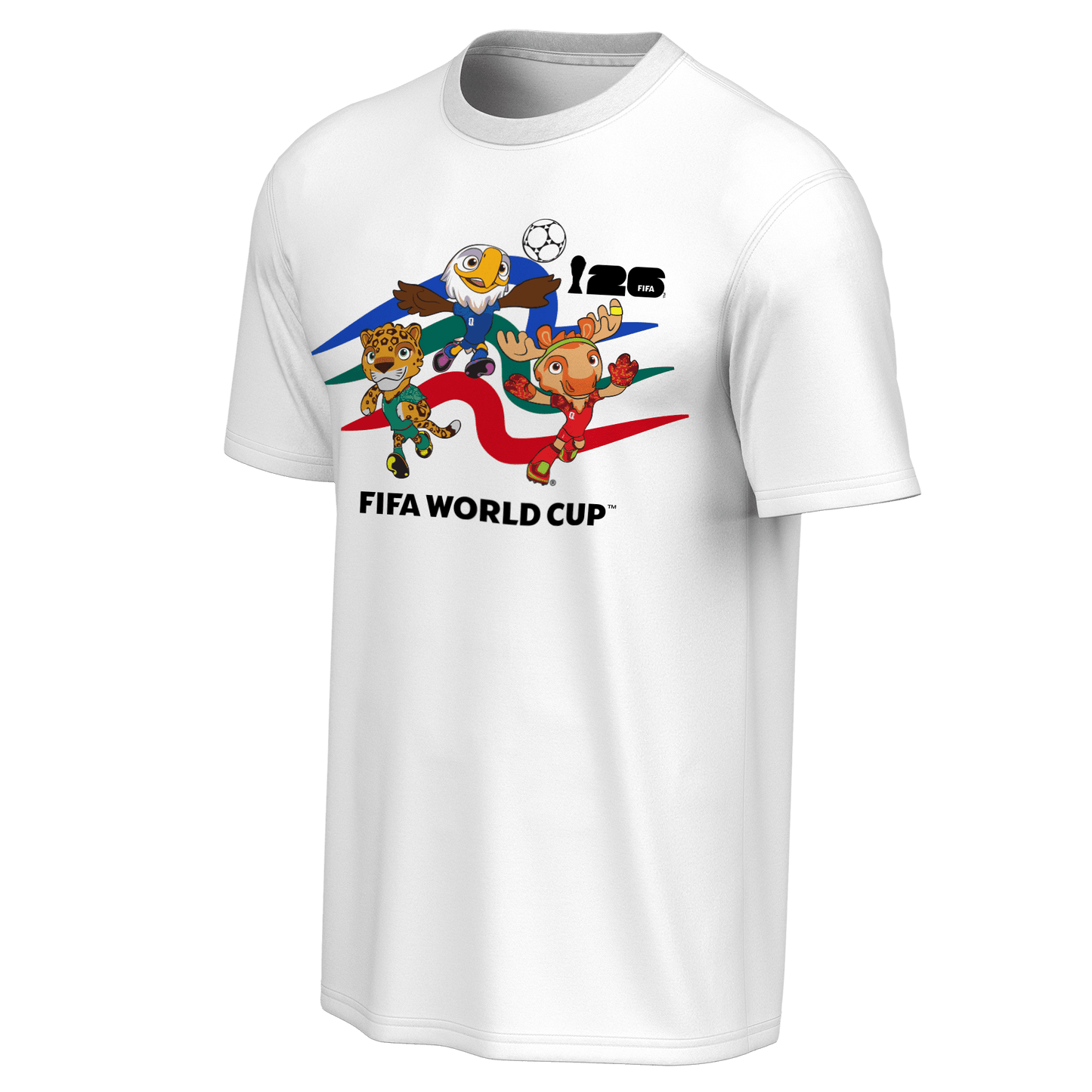 2026 World Cup Mascot Crew White T-Shirt - Unisex