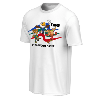 2026 World Cup Mascot Crew White T-Shirt - Unisex