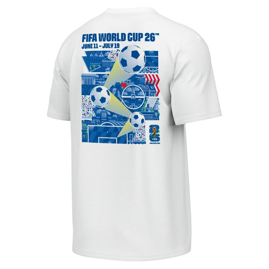 2026 World Cup Philadelphia Poster White T-Shirt - Unisex