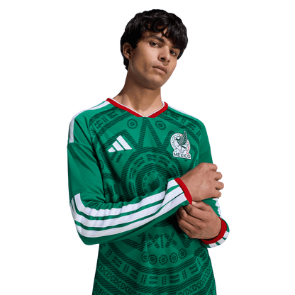 adidas Mexico 2026 Home Long Sleeve Jersey - Men's