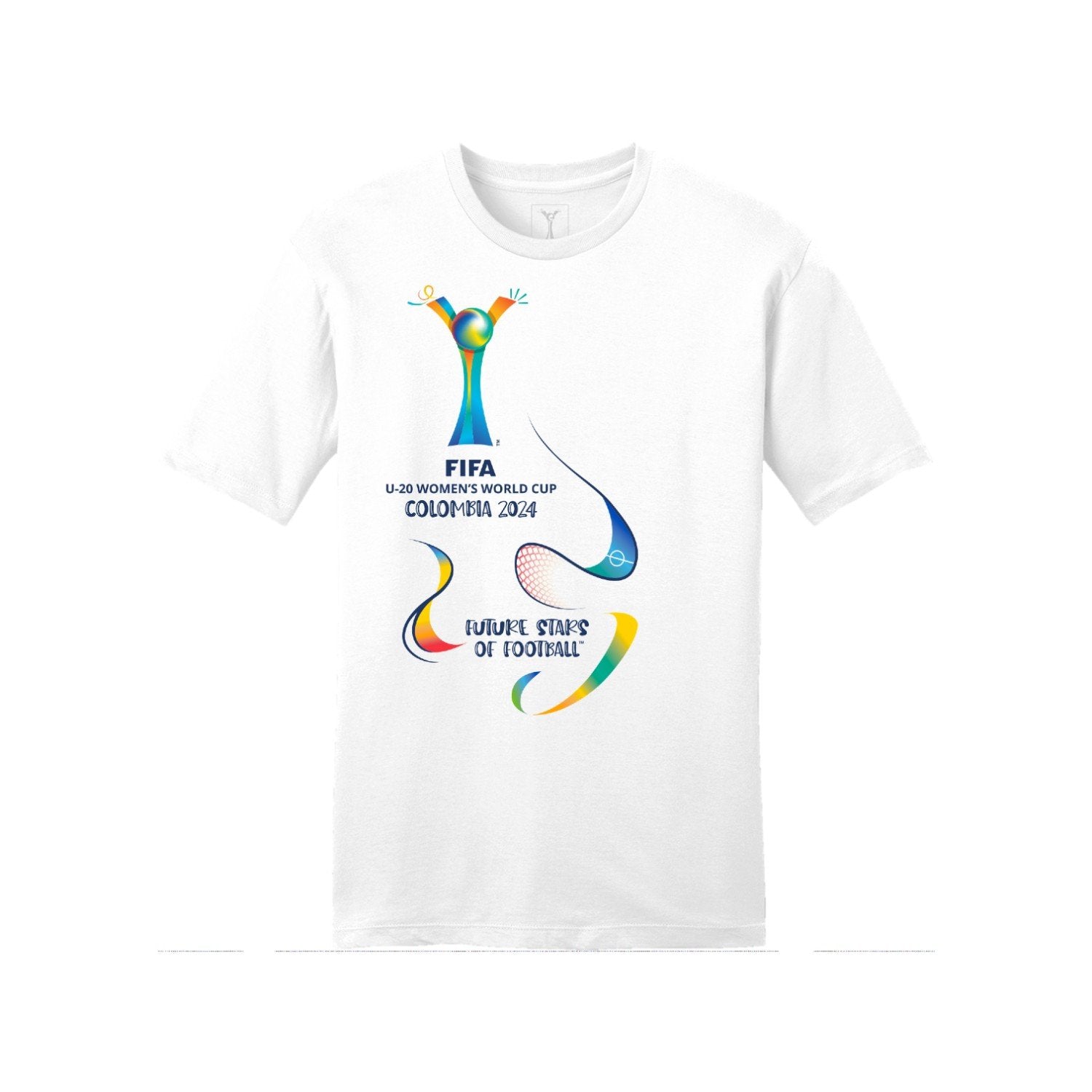 FIFA U-20 Women's World Cup Colombia 2024™ White Graphic Flow T-Shirt - Unisex