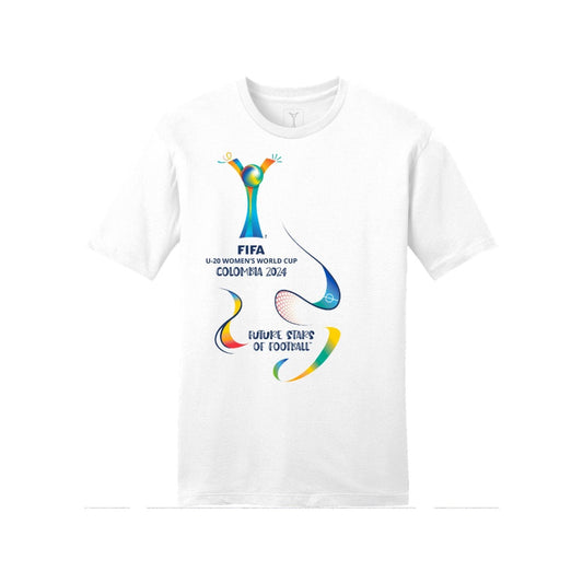 FIFA U-20 Women's World Cup Colombia 2024™ White Graphic Flow T-Shirt - Unisex