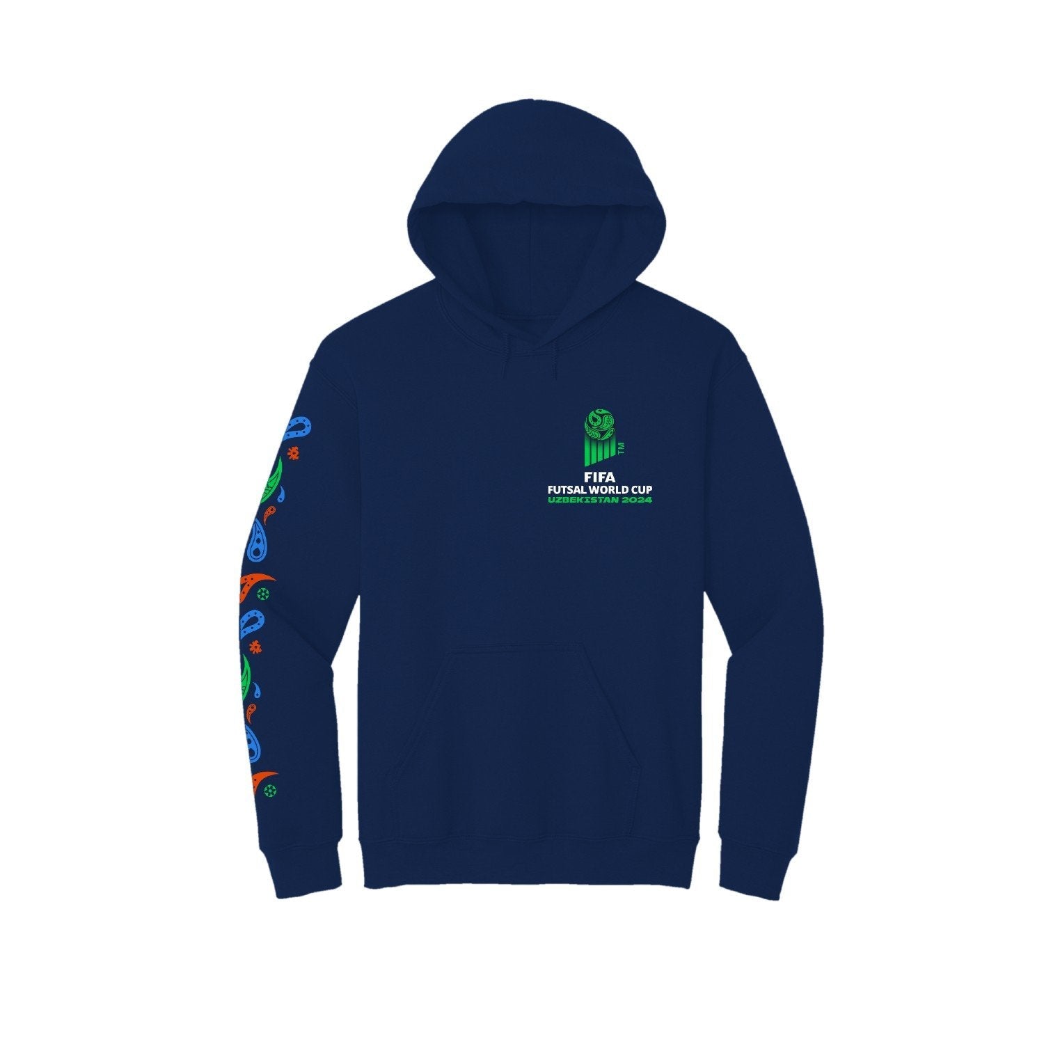 FIFA Futsal World Cup Uzbekistan 2024™ Blue Pepper Graphic Hoodie - Unisex